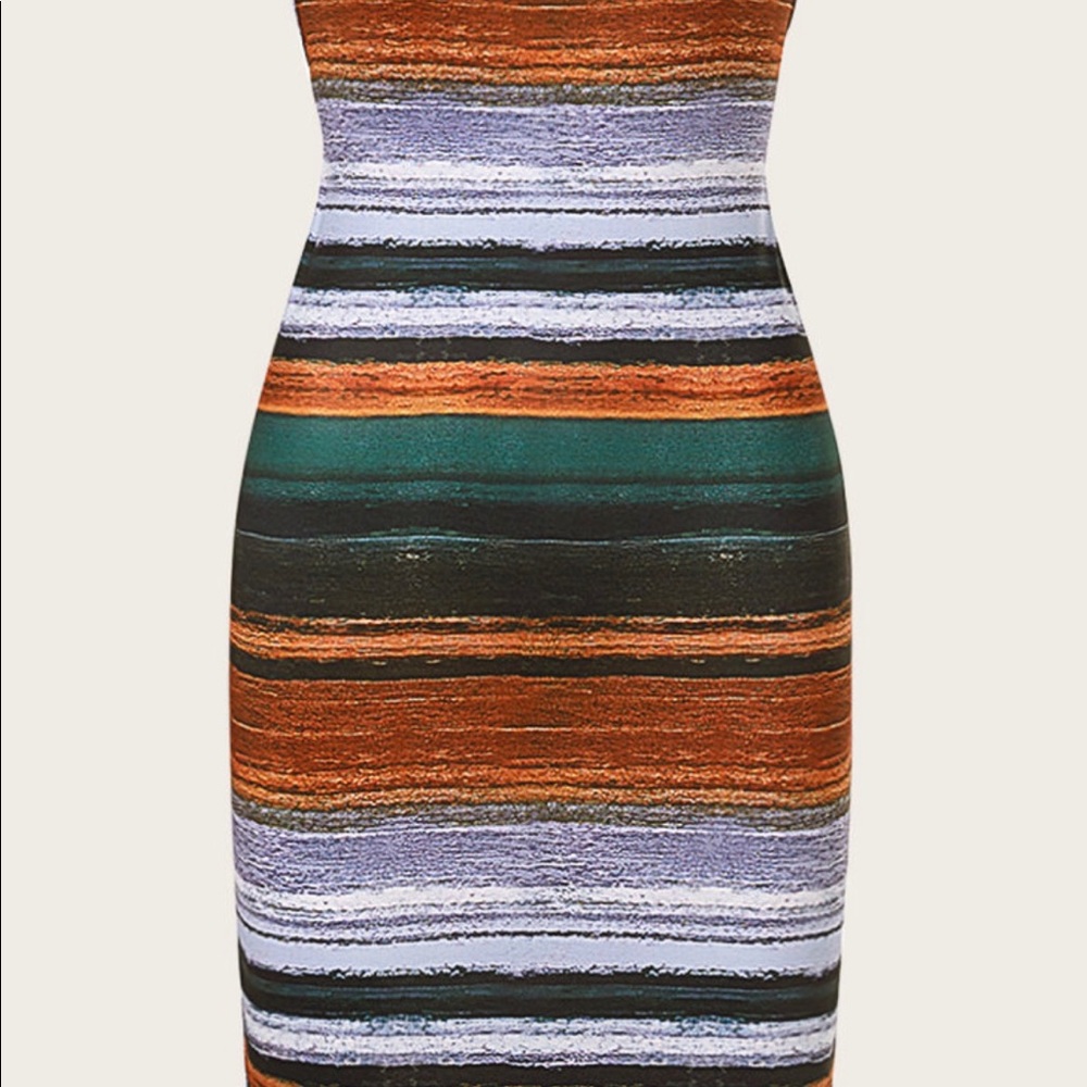 Striped Bodycon Cami Dress